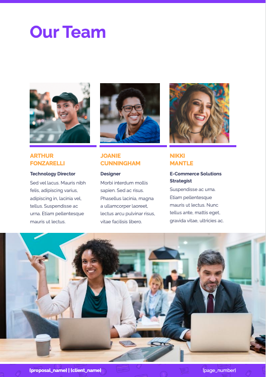 Ecommerce Proposal Template